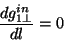 \begin{displaymath}
\frac{dg_{1\perp }^{in}}{dl}=0\end{displaymath}